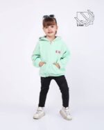 سوییشرت تک تمام کرک با طرح گربه اشرافی - Image 2