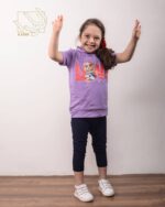 ست کراپ هودی کلاهدار و شلوار با طرح تدی - Image 8