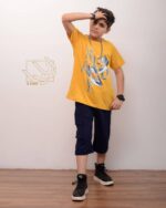 ست بلوز و شلوارک بهاره با طرح کتونی - تصویر 3