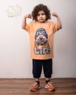 ست بلوز و شلوارک پسرانه با طرح سگ پوگ - Image 3