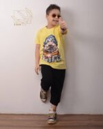 ست بلوز و شلوارک پسرانه با طرح سگ پوگ - Image 5