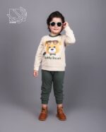 ست بلوز و شلوار تدی عینکی - Image 2