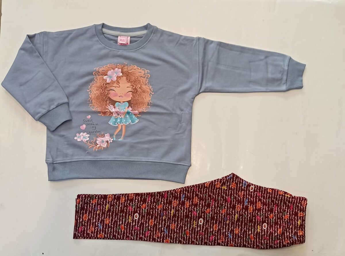 WhatsApp Image 2023-09-04 at 11.47.15 PM (1) ست بلوز و شلوار دخترانه دختر مو فرفری - Image 3