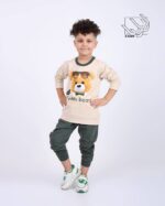 ست بلوز و شلوار تدی عینکی - Image 3