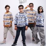 بلوز تک سلانیک پسرانه پاییزه با طرح حروف