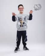 ست بلوز و شلوار پاییزه پسرانه با طرح راک استار - Image 3