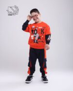 ست بلوز و شلوار پاییزه پسرانه با طرح راک استار