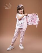 ست 3 تیکه دخترانه بهاره با طرح کیتی - Image 2