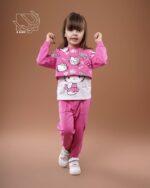 ست 3 تیکه دخترانه بهاره با طرح کیتی - Image 4