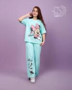 ست تیشرت و شلوار بهاره دخترانه با طرح مینی موس - Image 6