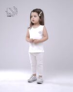 ست تاپ و شلوار ساده بهاره دخترانه