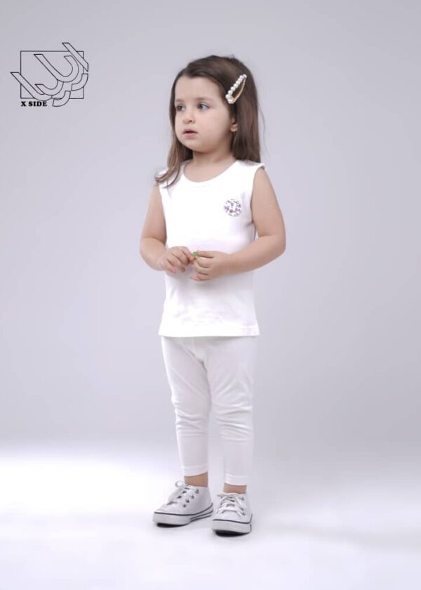ست تاپ و شلوار ساده بهاره دخترانه