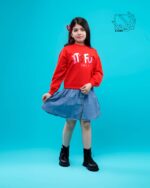 ست تی شرت و دامن دخترانه بهاره - Image 4