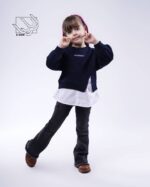 بلوز تک پایین تترون بهاره دخترانه - Image 2