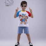 ست تیشرت خواهر و برادری بهاره با طرح سگ‌های نگهبان - پسرانه