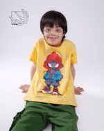 ست تی شرت و شلوارک پسرانه بهاره با طرح اسپایدرمن - Image 3