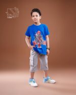 ست تی شرت و شلوارک پسرانه بهاره با طرح اسپایدرمن - Image 4