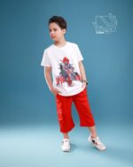 ست تی شرت و شلوارک پسرانه بهاره با طرح اسپایدرمن - Image 5