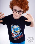 ست تی شرت و شلوارک پسرانه بهاره با طرح سونیک - Image 7