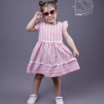 پیراهن تک لنین دخترانه بهاره