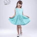 پیراهن زاپ‌دار دخترانه بهاره