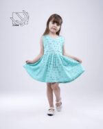 پیراهن زاپ‌دار دخترانه بهاره