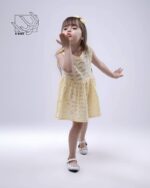 پیراهن زاپ‌دار دخترانه بهاره - تصویر 3