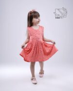 پیراهن زاپ‌دار دخترانه بهاره - تصویر 4