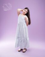 سارافون راه راه دخترانه بهاره - Image 3