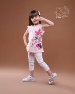 ست تاپ و شلوار دخترانه بهاره با طرح مینی موس - Image 2