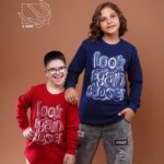 بلوز تک پسرانه پاییزه با طرح لوک