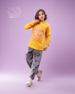 بلوز تک پسرانه پاییزه با طرح لوک - تصویر 5