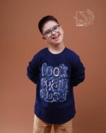 بلوز تک پسرانه پاییزه با طرح لوک - تصویر 2