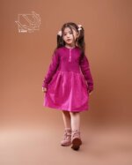 دامن پیراهن دخترانه پاییزه لینن - تصویر 8