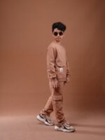 ست بلوز و شلوار جیب‌دار پاییزه دخترانه و پسرانه با طرح مداد رنگی - تصویر 8