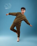 ست بلوز و شلوار ساده پاییزه دخترانه و پسرانه با طرح مداد رنگی (3 تا 5 سال) - Image 6