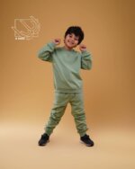 ست بلوز و شلوار ساده پاییزه دخترانه و پسرانه با طرح مداد رنگی (3 تا 5 سال) - Image 13