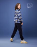 ست بلوز نیم زیپ و شلوار پاییزه پسرانه - تصویر 5