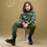 ست بلوز نیم زیپ و شلوار پاییزه پسرانه