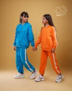 ست سویشرت و شلوار اسپورت دخترانه و پسرانه پاییزه (11 تا 12 سال) - Image 2