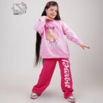 ست بلوز و شلوار دخترانه با طرح باربی دو رو چاپ