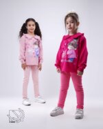 ست بلوز و شلوار دخترانه پاییزه با طرح دختر بداخلاق