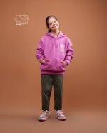 هودی تک نیم زیپ پاییزه دخترانه و پسرانه - تصویر 9