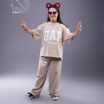 ست بلوز و شلوار دخترانه بهاره با طرح گپ