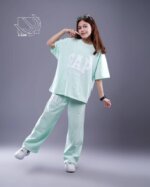 ست بلوز و شلوار دخترانه بهاره با طرح گپ - Image 2