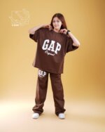 ست بلوز و شلوار دخترانه بهاره با طرح گپ - Image 3