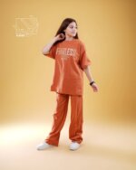 ست تیشرت و شلوار قیطون دوزی شده اسپورت بهاره - ست خواهر برادری - Image 6