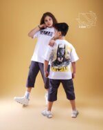 ست تیشرت و شلوارک بهاره پسرانه با طرح بتمن