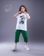 ست تیشرت و شلوارک بهاره پسرانه با طرح نینجا - Image 3