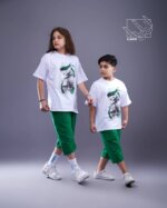 ست تیشرت و شلوارک بهاره پسرانه با طرح نینجا - Image 2